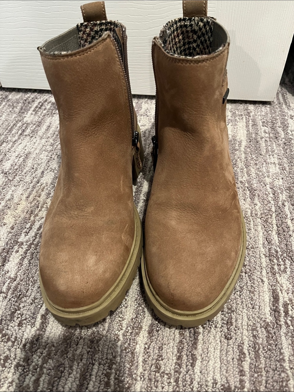 Women's Brown Suede Ankle Boots